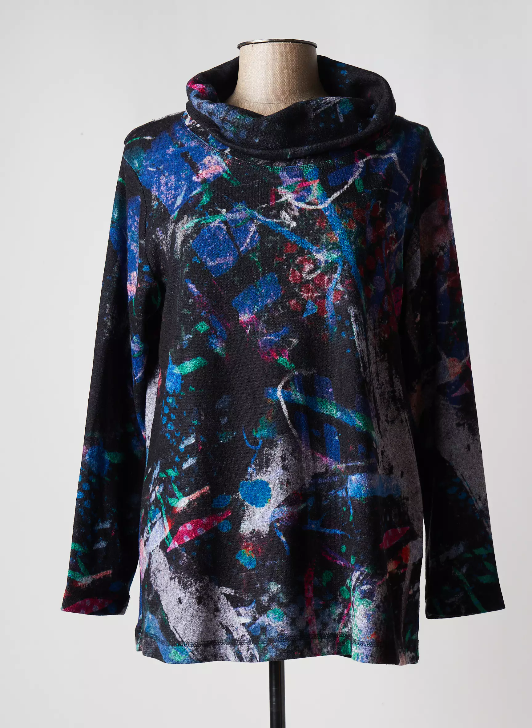 Kjbrand Pull Tuniques Femme couleur noir