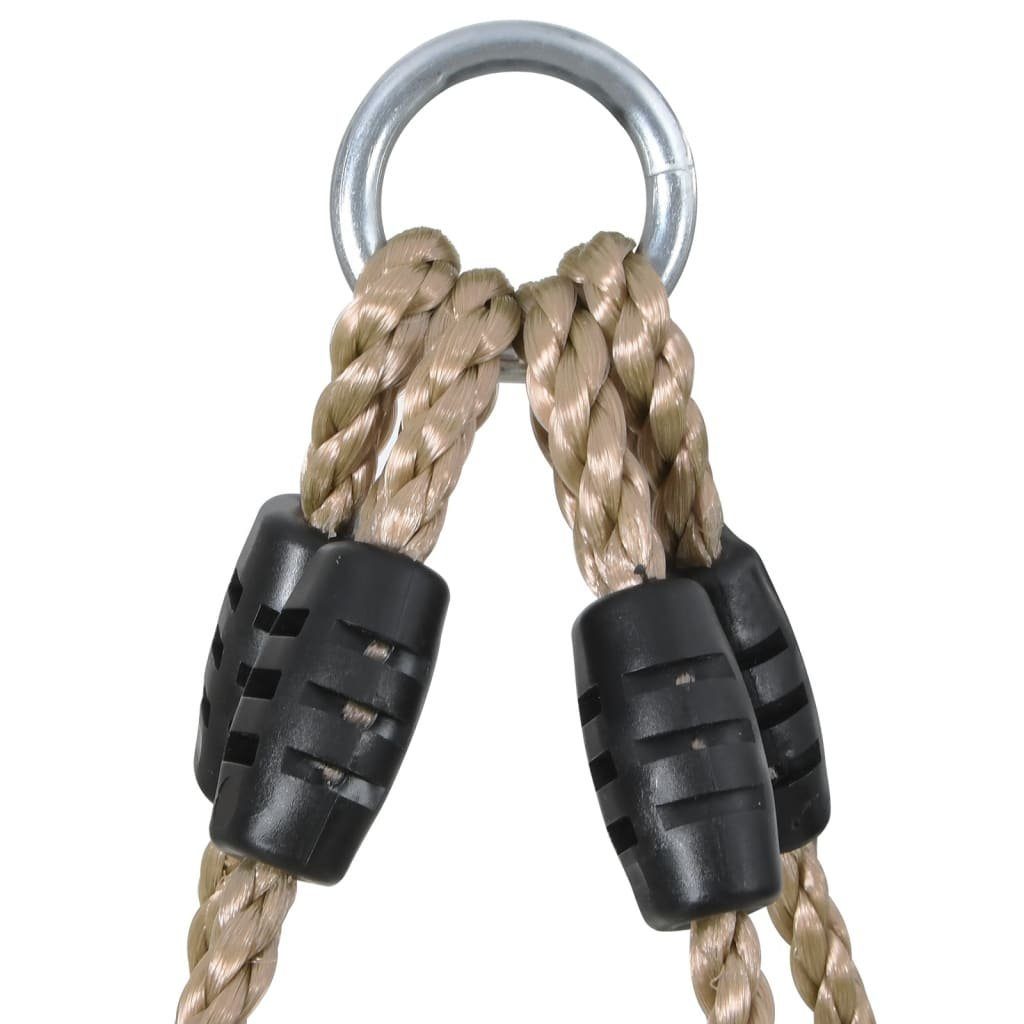vidaXL Kinder-Strickleiter 200 cm Holz Kletterseil (1-tlg)