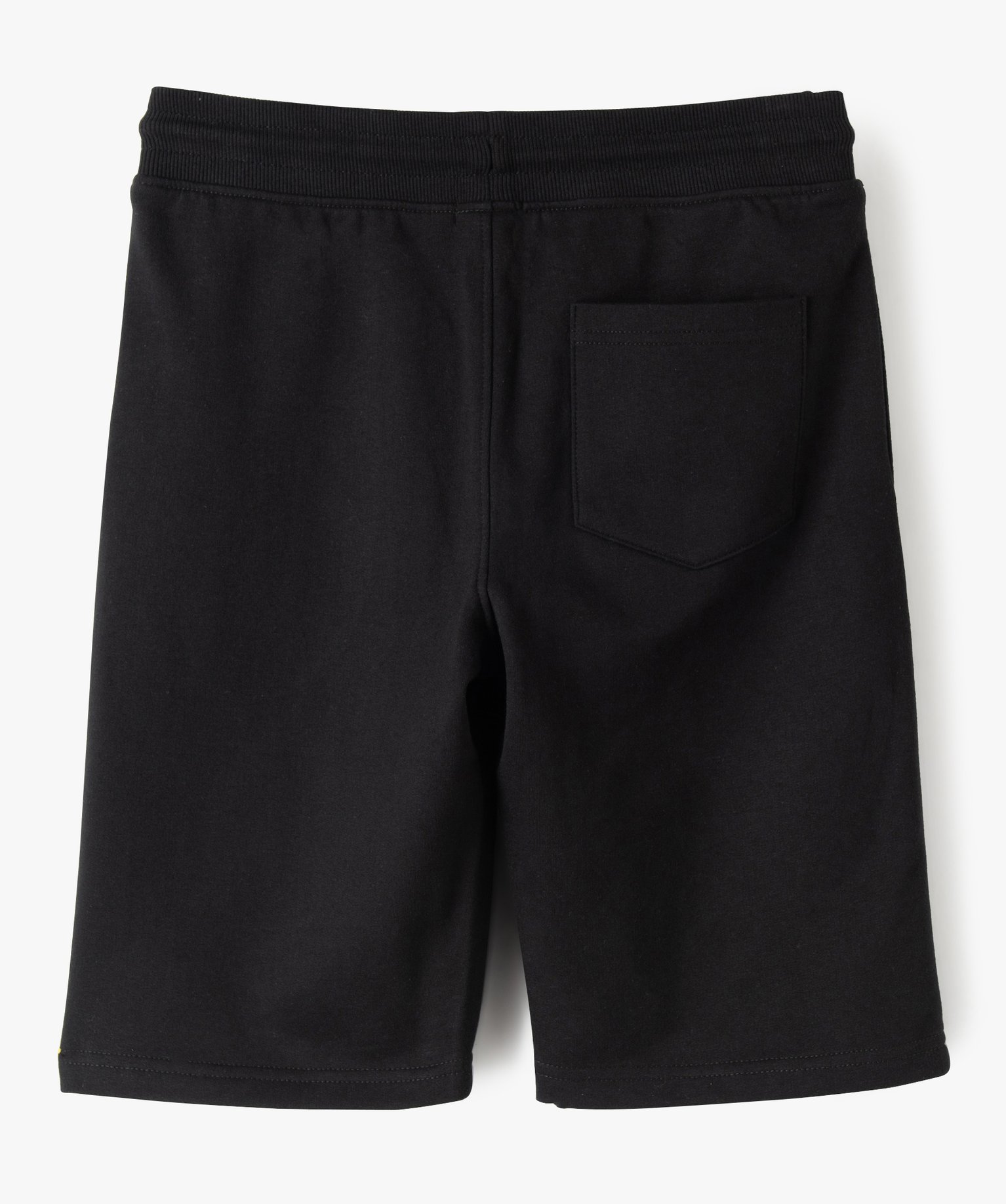 Bermuda en maille molletonnée avec ceinture ajustable Garçon noir | GEMO
