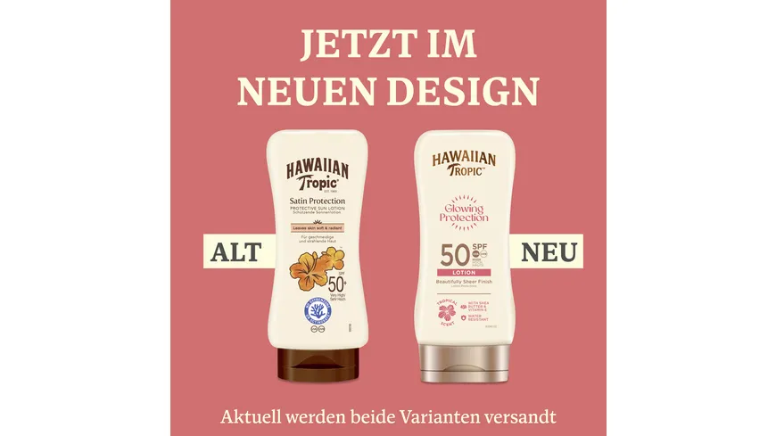 Hawaiian Tropic Satin Protection Sun Lotion LSF 50 180 ml