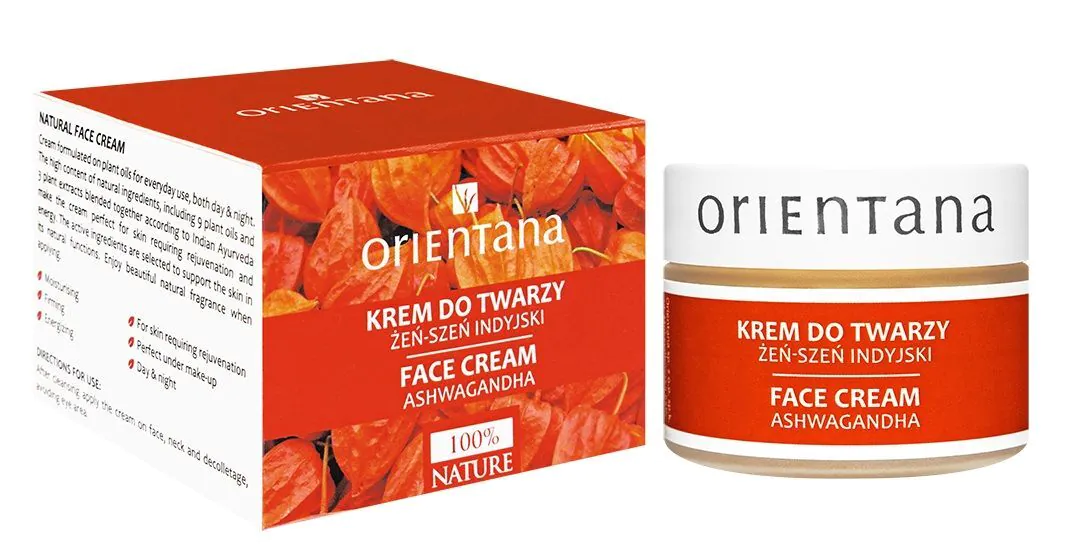 Orientana krema za lice s ašvagandom (indijskim ginsengom)