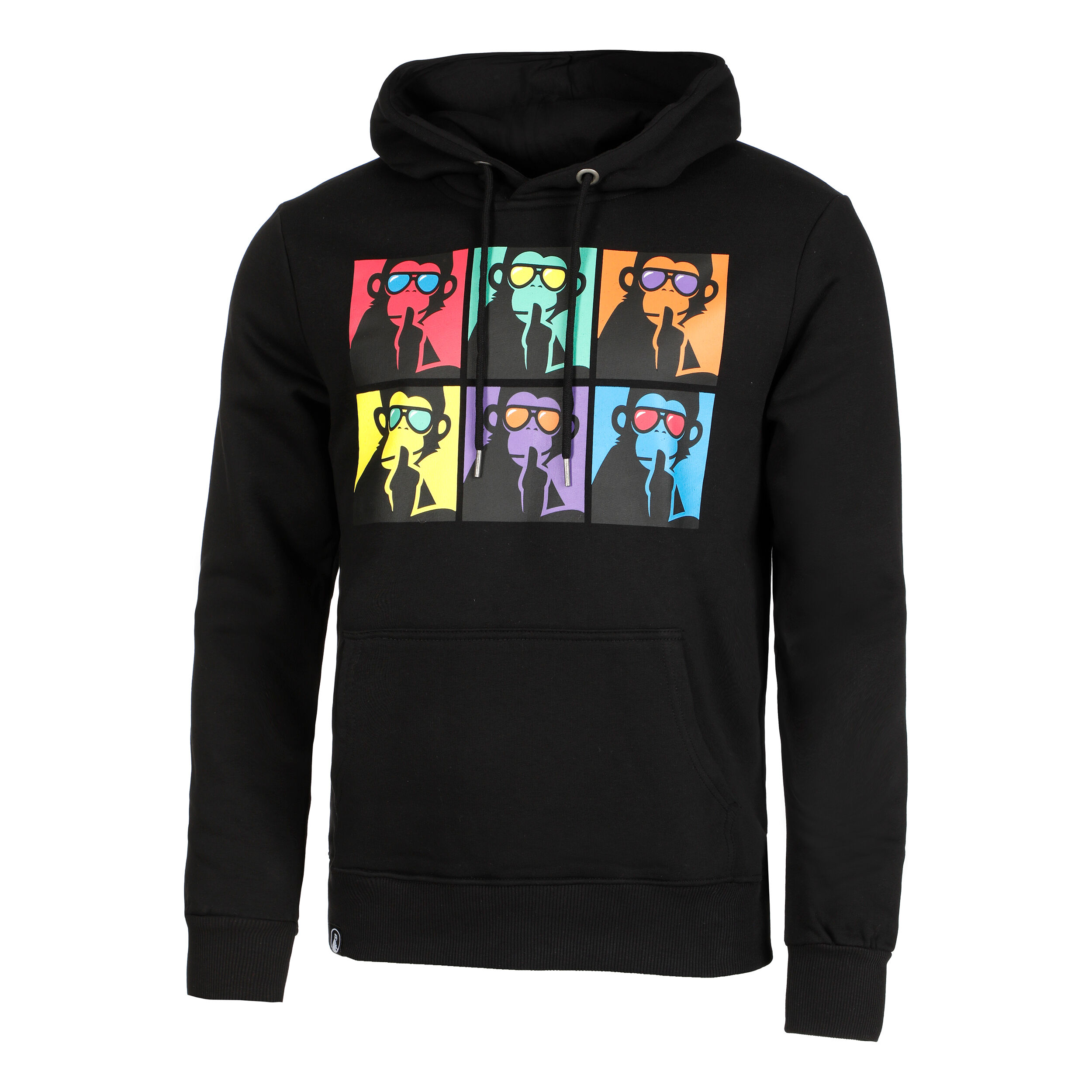 Overruled Monkey Hoody Herren - Schwarz, Mehrfarbig