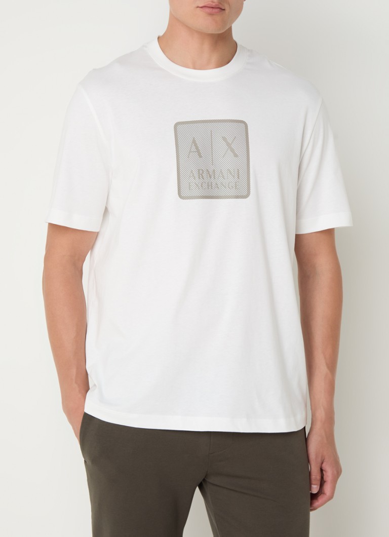 Tricou Armani Exchange cu logo imprimat