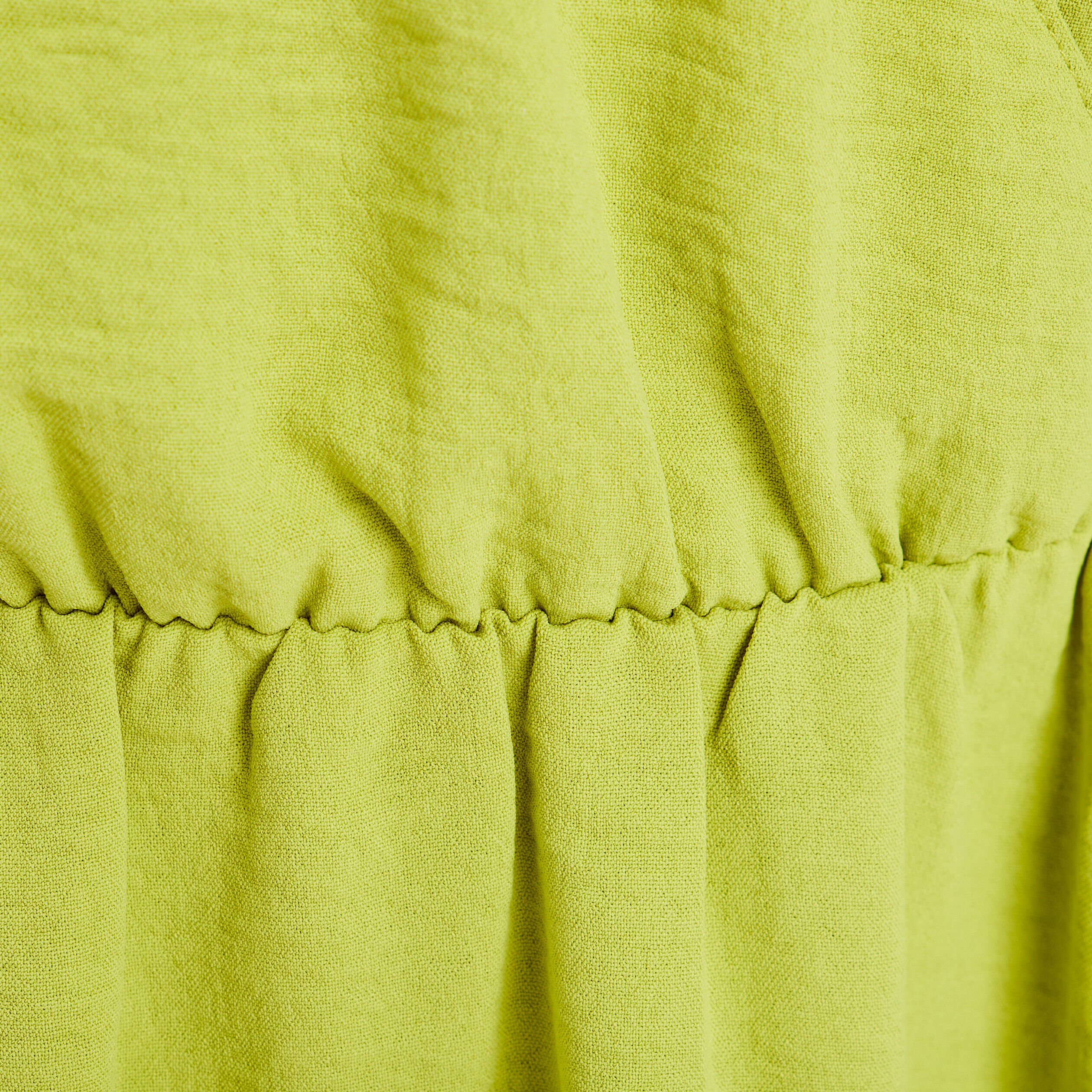 Robe évasée avec bretelles vert anis femme | Cache Cache