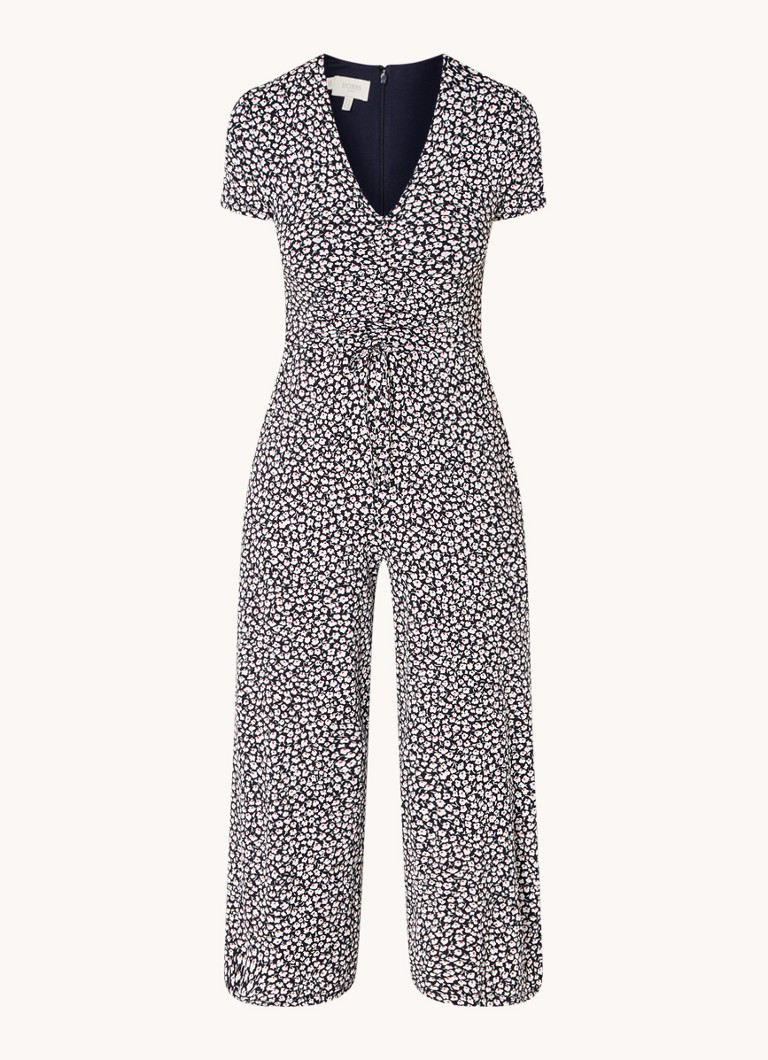 Hobbs Simmy wide fit cropped jumpsuit with lacing detail