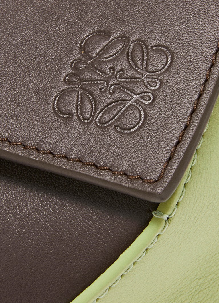 LOEWE Puzzle Edge Small handbag made of calfskin with suede details