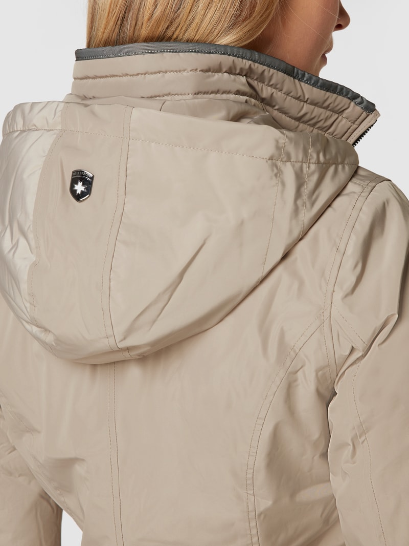 Jacke mit Label-Detail Modell 'STOCKHOLM' in sand
