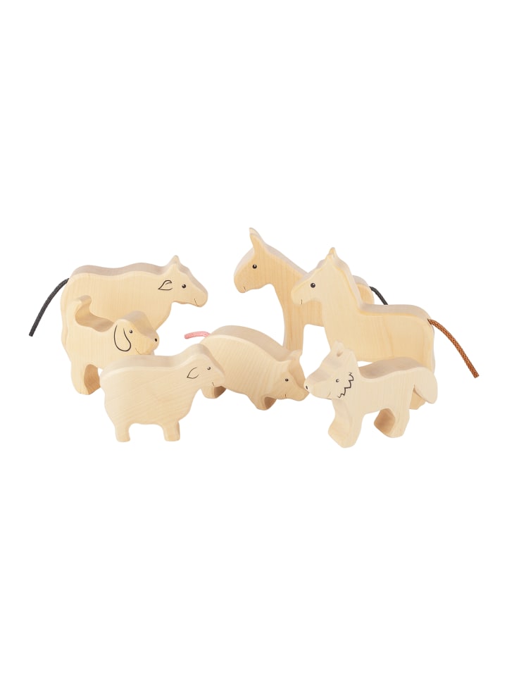 Sigikid Holztiere 7-tlg. Set Bauernhof günstig kaufen onesize