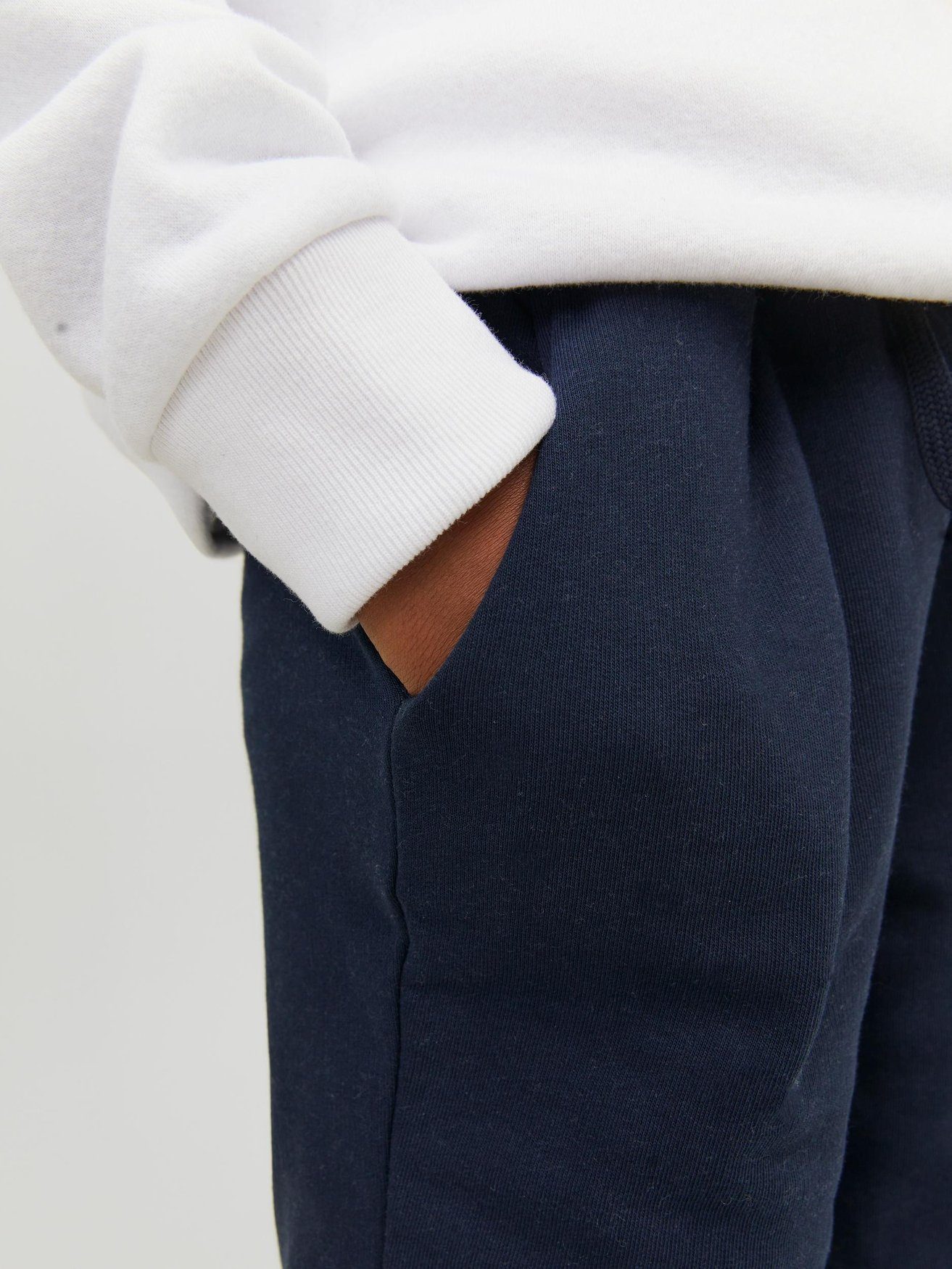 Jack & Jones Shorts Sweat Shorts Kurze Jogginghose JPSTLOGO 5986 in Navy