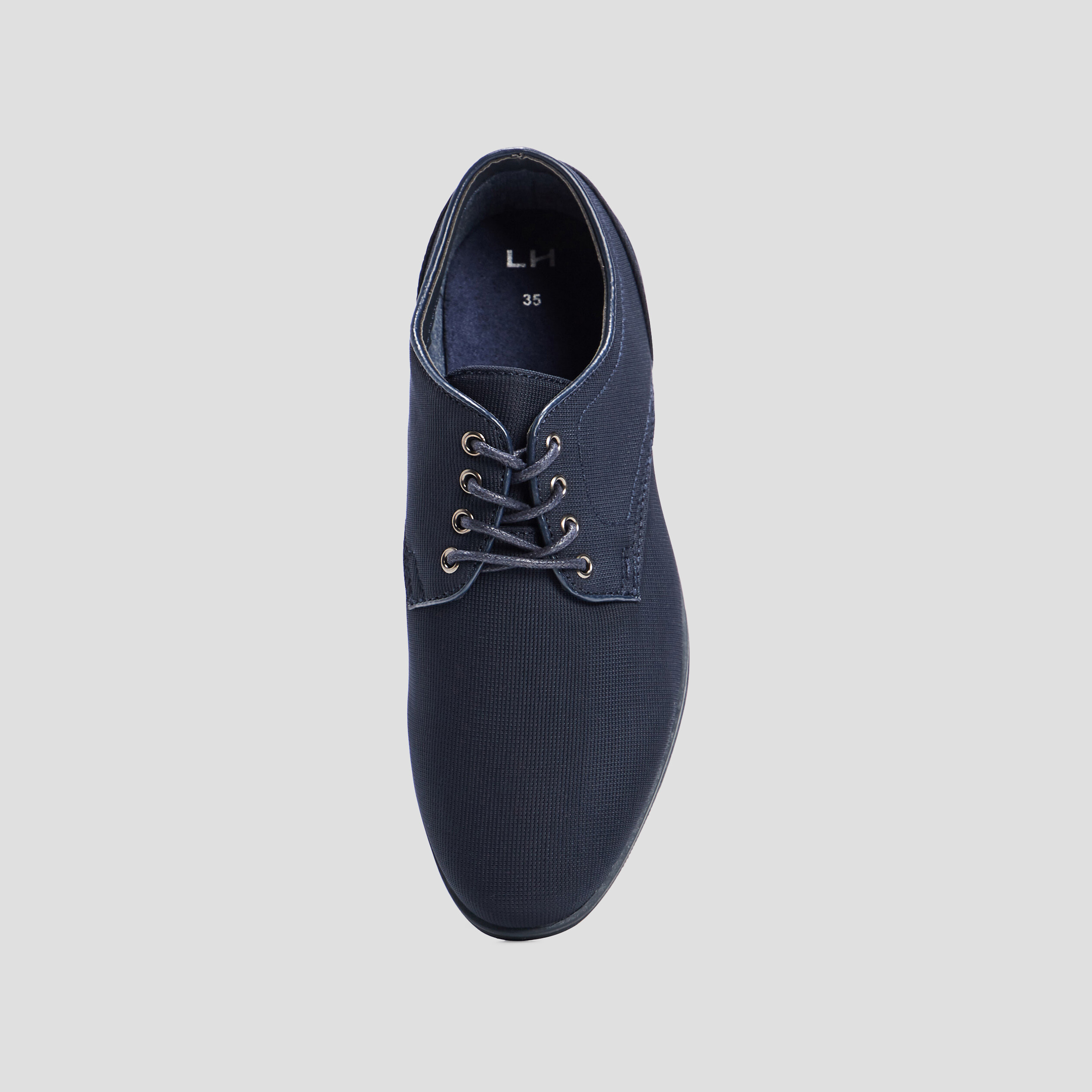 Derbies à lacets bleu garçon | La Halle