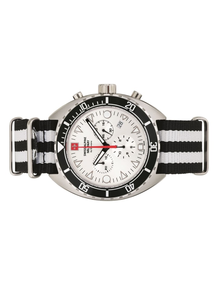 Swiss Military Quarzuhr 7066.9632SAM in Silber günstig kaufen onesize
