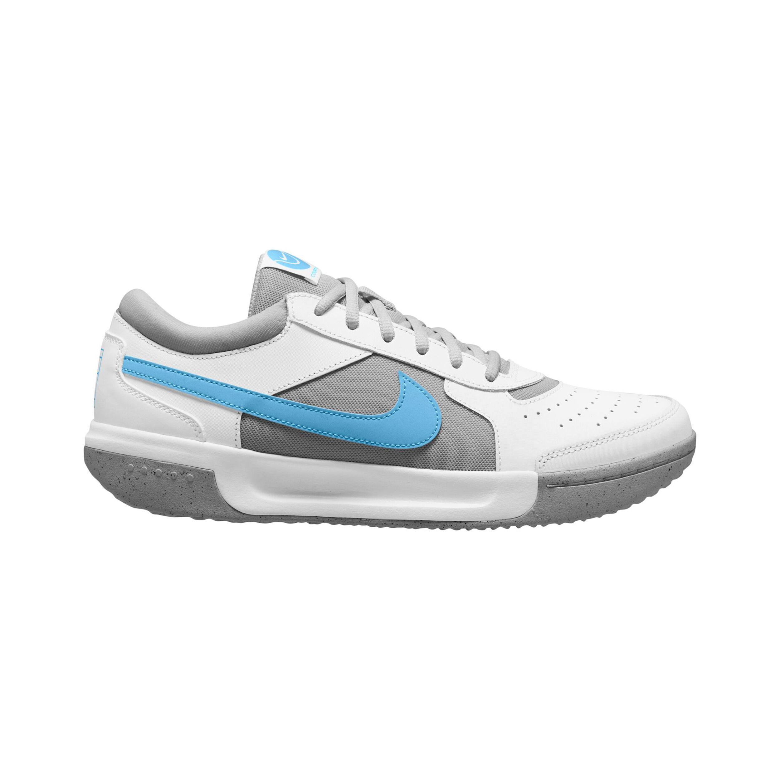 Zoom Court Lite 3 Allcourtschuh Kinder - Weiß, Türkis