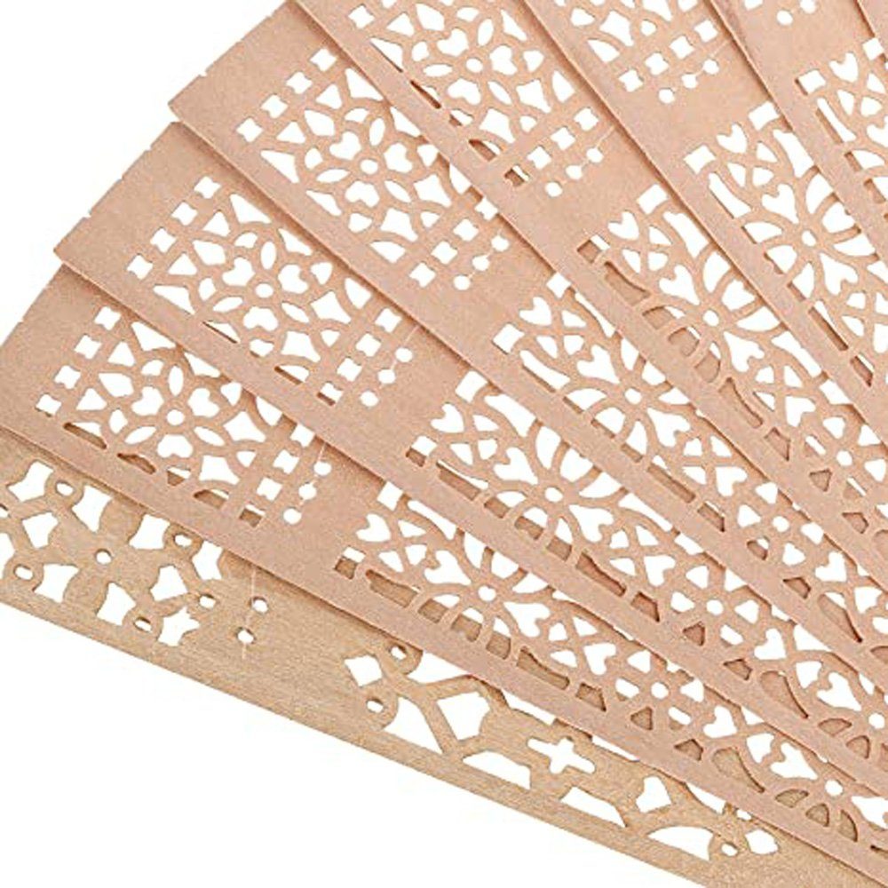 SCHUTA Handfächer Sandelholz-Fächer aus Holz, durchbrochenes Design, (1-tlg)