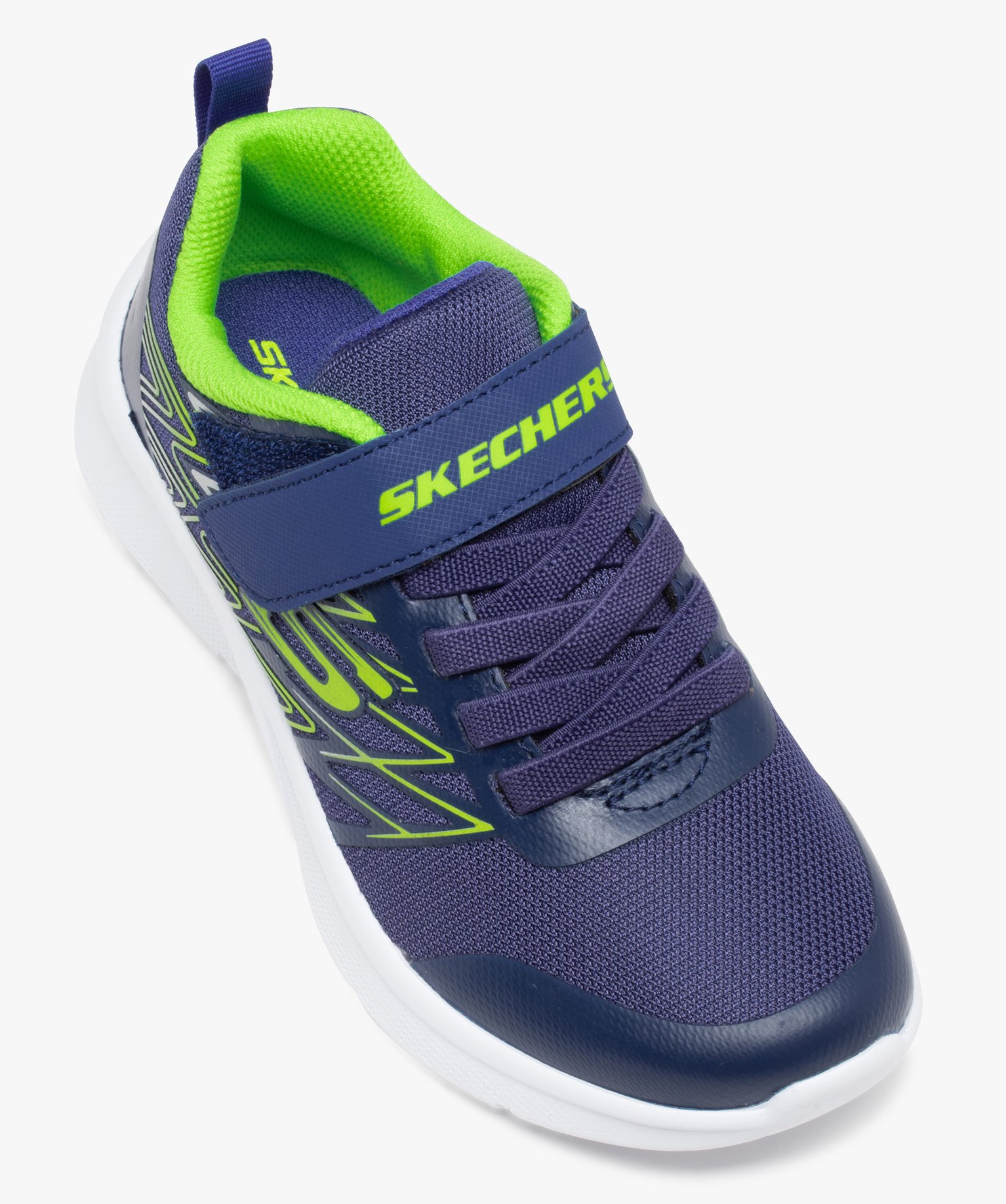 Baskets Garçon running en mesh extra-légères - Skechers marine | GEMO