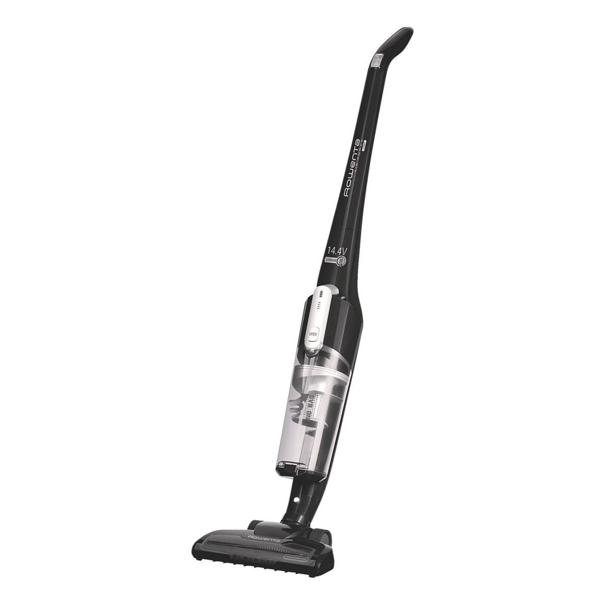 Rowenta Stielstaubsauger Air Force Light RH6545WH, Akku-Sauger, kabellos, ohne Beutel, mit beleuchteter Bodendüse