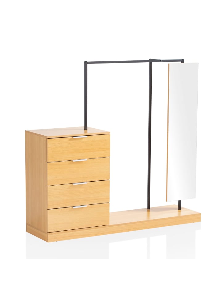 KADIMA DESIGN Garderobe Eiche-Dekor 145x138x40,5 cm Flurgarderobe Modern, günstig kaufen onesize