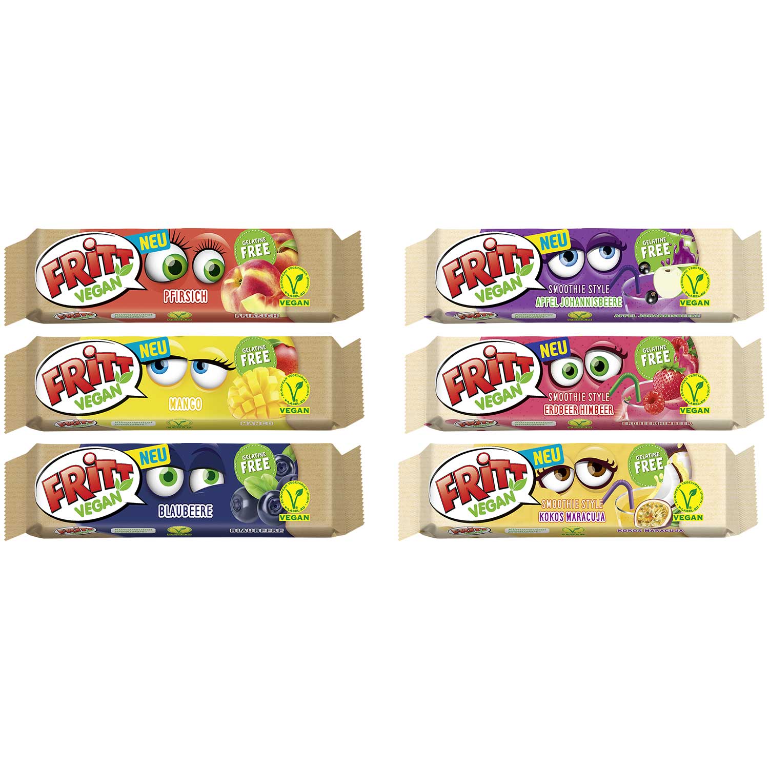 Fritt Vegan Frucht & Smoothie Style 50x4er