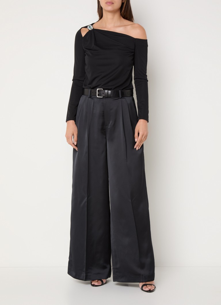 Τοπ Ralph Lauren με ασύμμετρη λαιμόκοψη και στρας
