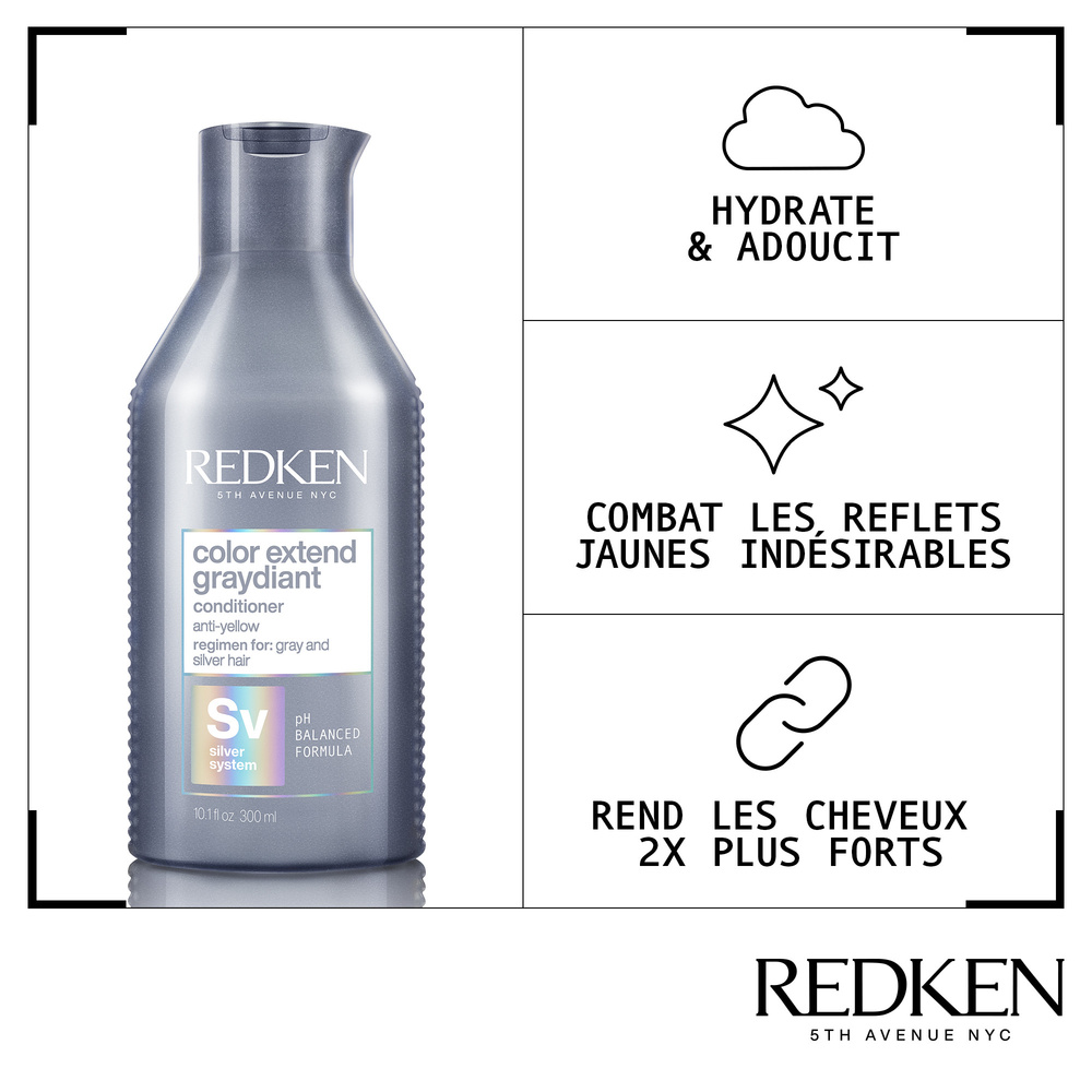 Redken Color Extend Graydiant Après-shampoing cheveux gris ou blancs