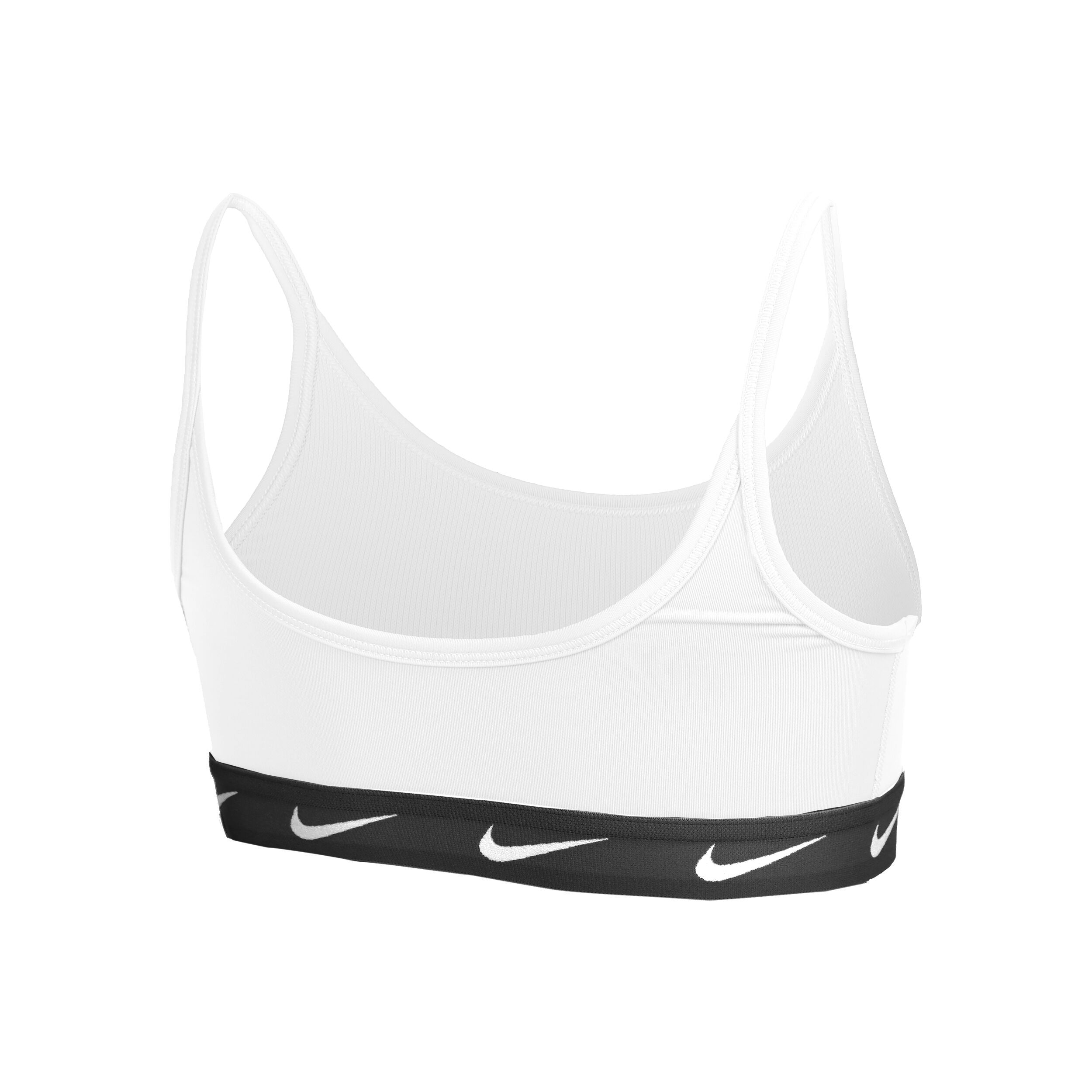 Dri-Fit Big Kids Sport-BH Mädchen - Weiß, Schwarz