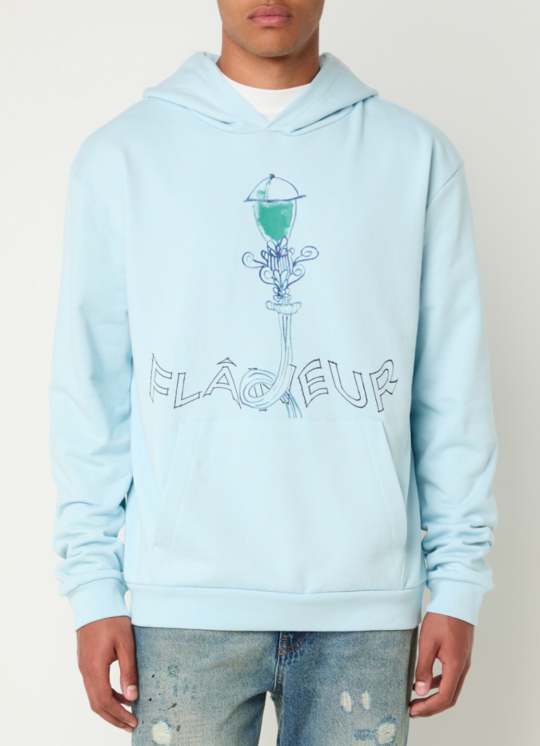 FLÂNEUR Lantern hoodie with logo print