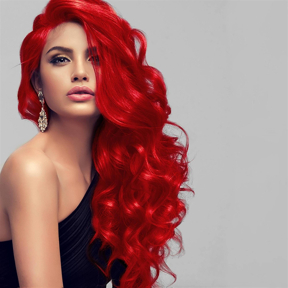 hair2heart Extensions adhésives cheveux naturels #rouge extensions
