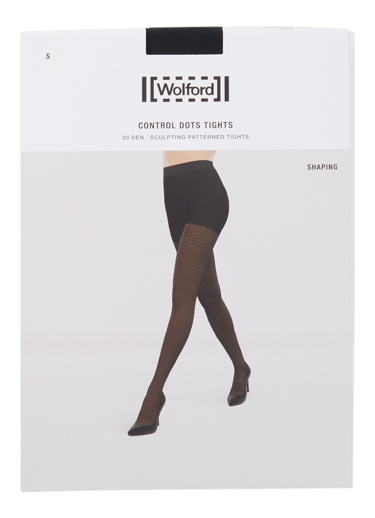 Dresuri Wolford Control Dots 20 denier cu imprimeu cu buline