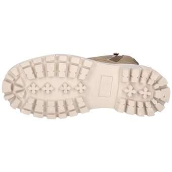 Tom Tailor Schnürstiefelette in beige
