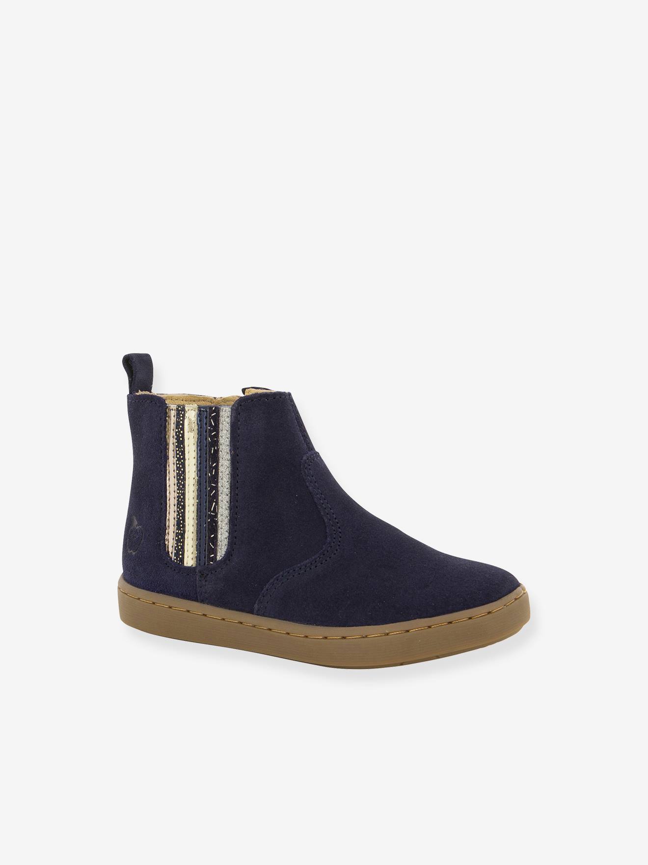 Shoo-Pom Kinder Boots PLAY NEW SHINE VELOURS SHOO POM - marine