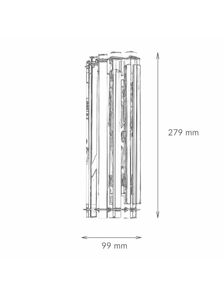 Licht-Erlebnisse Wandlampe EEK F in Chrom Klar/Transparent günstig kaufen onesize