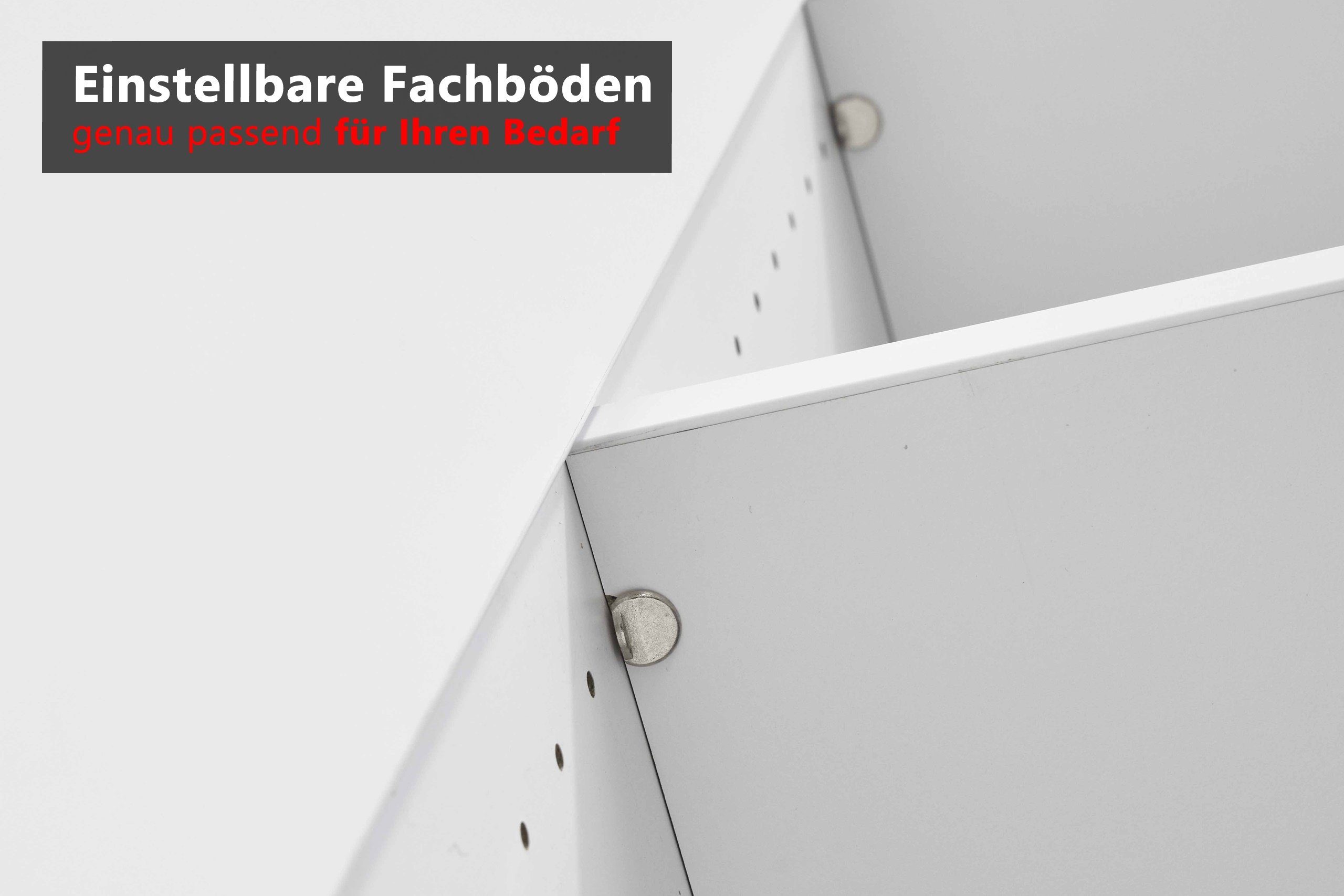 bümö Aktenregal smart Aktenregal - 2 Ordnerhöhen, Dekor: Weiß
