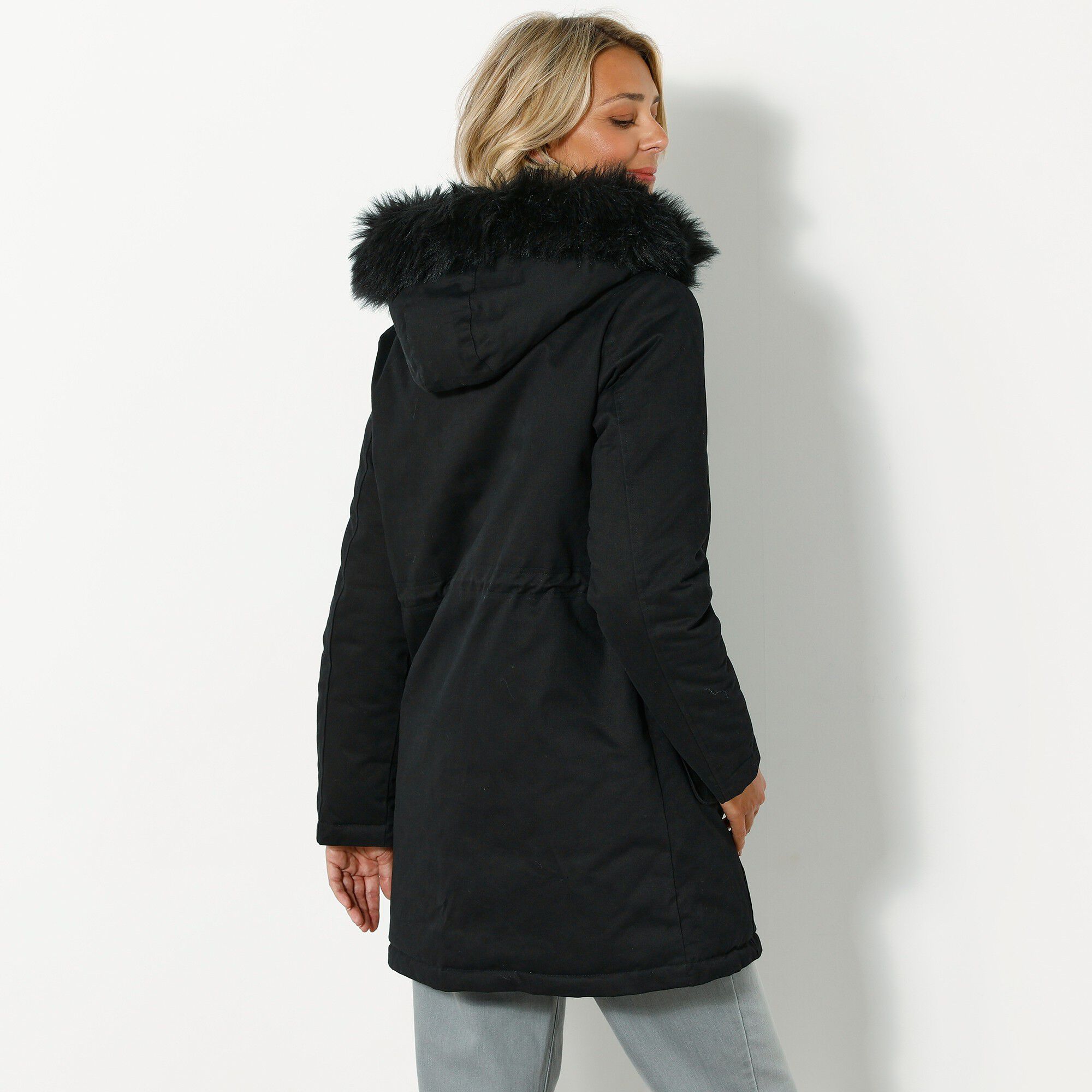 Parka réversible doudoune matelassée déperlante