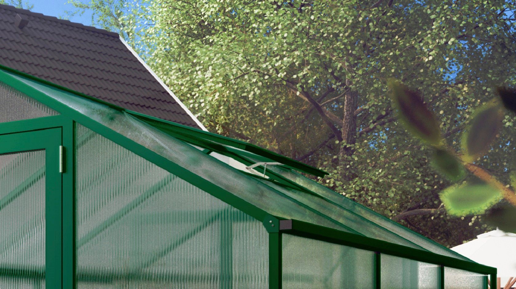 KGT Dachfenster, für Gewächshaus Rose, Orchidee und Lilie, BxH: 102x62 cm