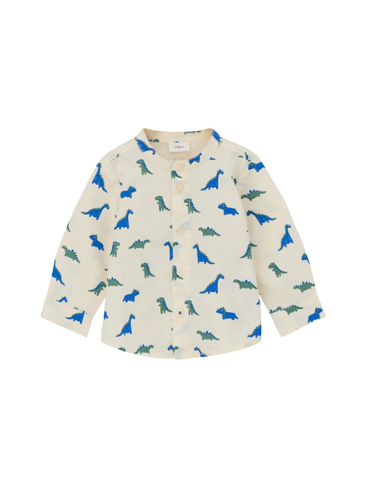 s.Oliver Hemd langarm in Beige günstig kaufen