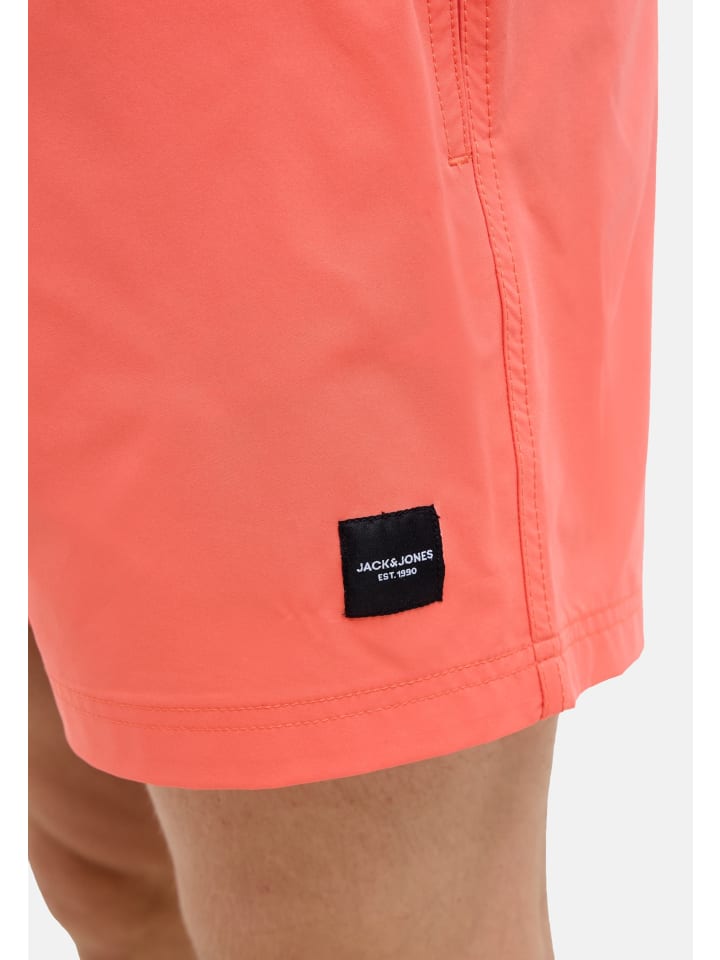 Jack & Jones Badeshorts 'Maui' in orange günstig kaufen