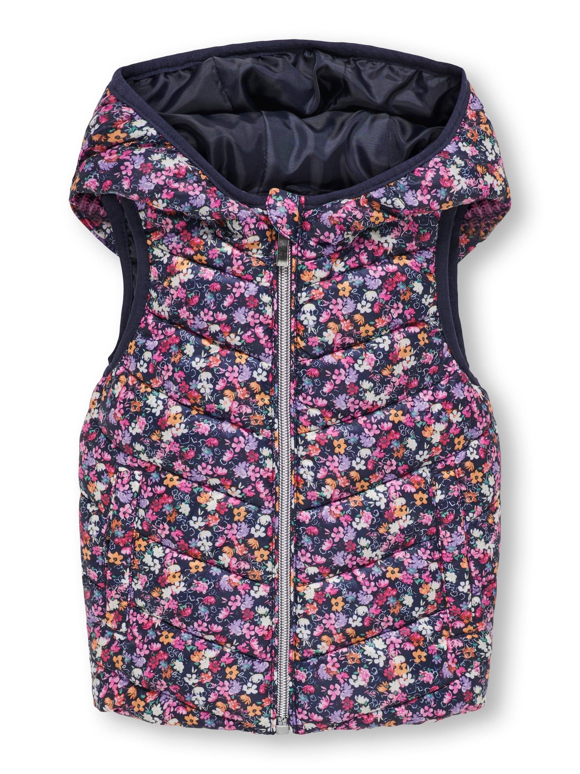 KIDS ONLY Steppweste KMGNEWTALIA NEA QUILTD AOP WAISTCOAT OTW