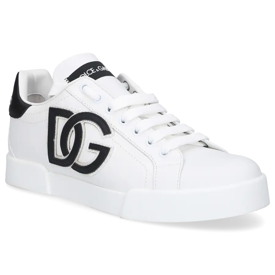 Dolce & Gabbana - Sneaker low PORTOFINO Nappaleder - schwarz