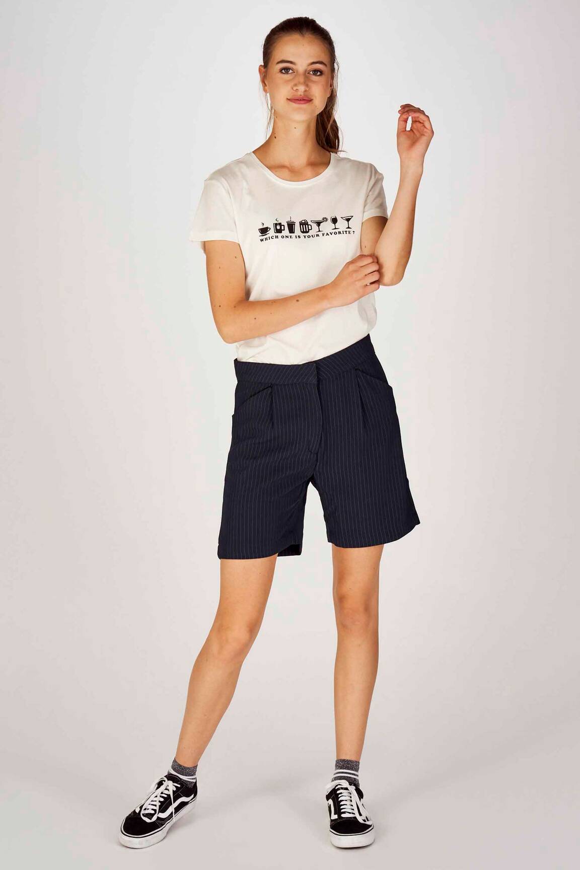 Jacqueline De Yong Shorts 1 Femme couleur bleu