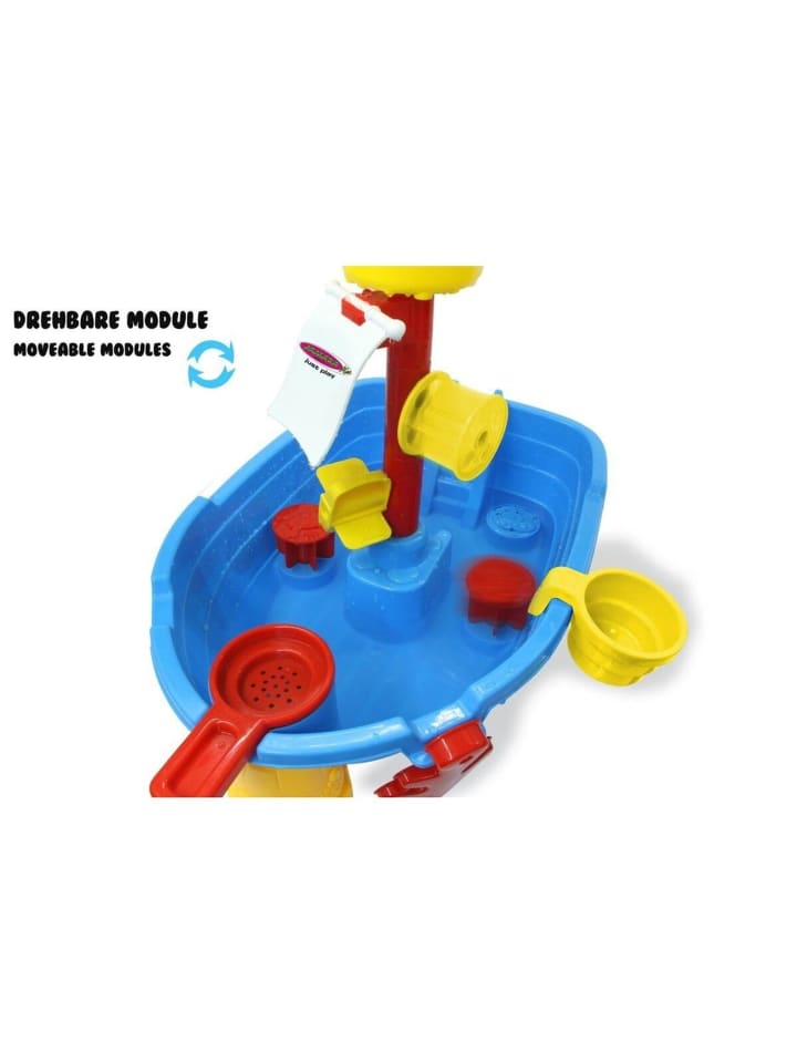 Jamara Sand- und Wasserspieltisch Pirat Jack 21 Teile in Mehrfarbig ab 2 Jahre günstig kaufen onesize