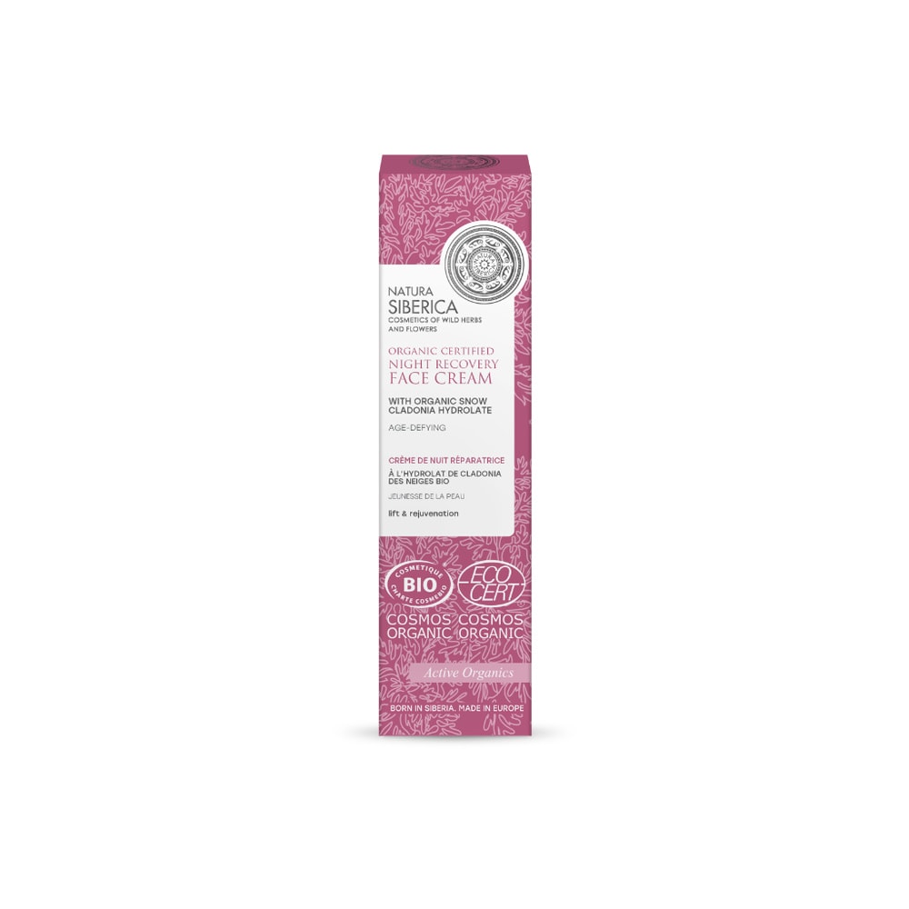 Natura Sibérica Crème de Nuit Réparatrice Jeunesse de la Peau Soin Visage Quotidien
