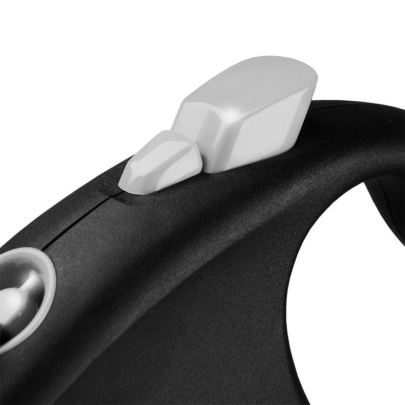 flexi Black Design Gurt-Leine schwarz - 5 m