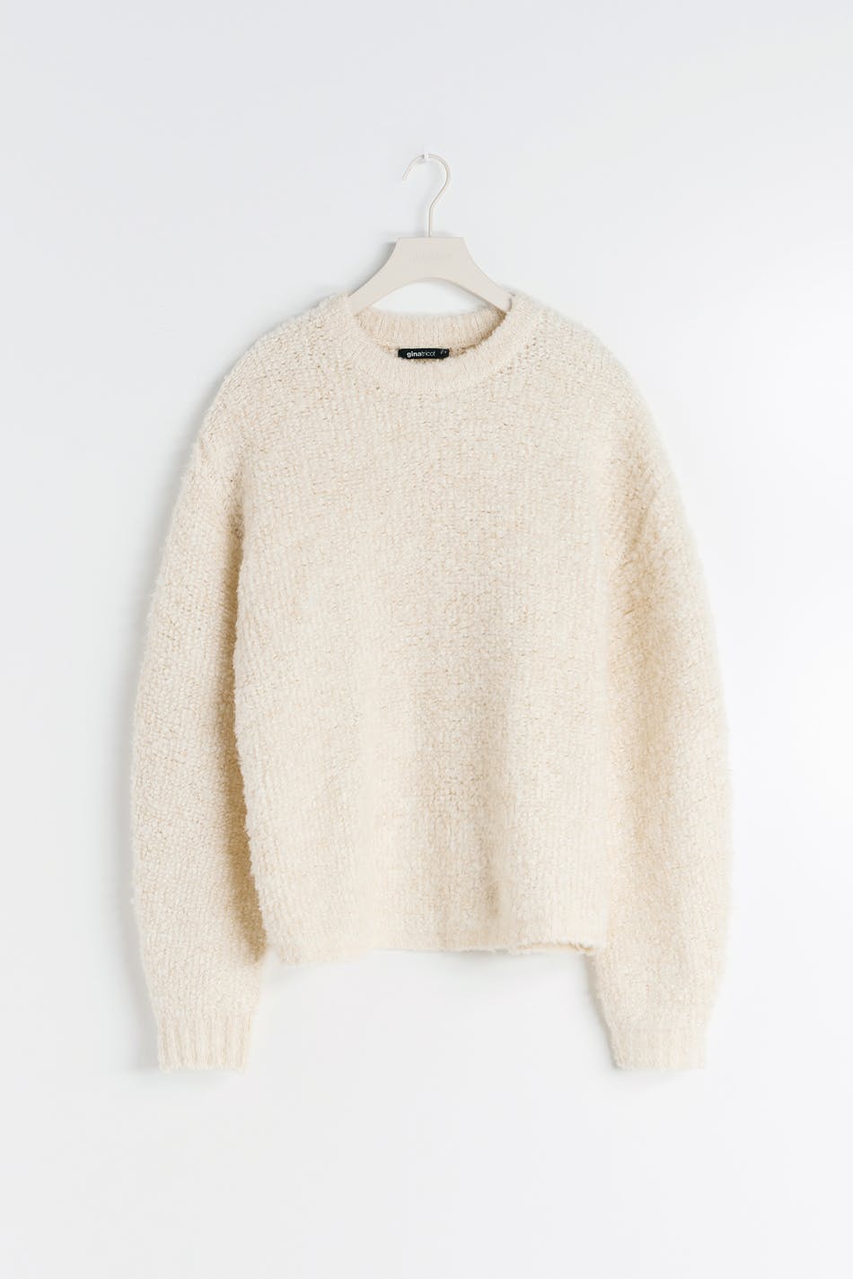 Boucle knitted sweater