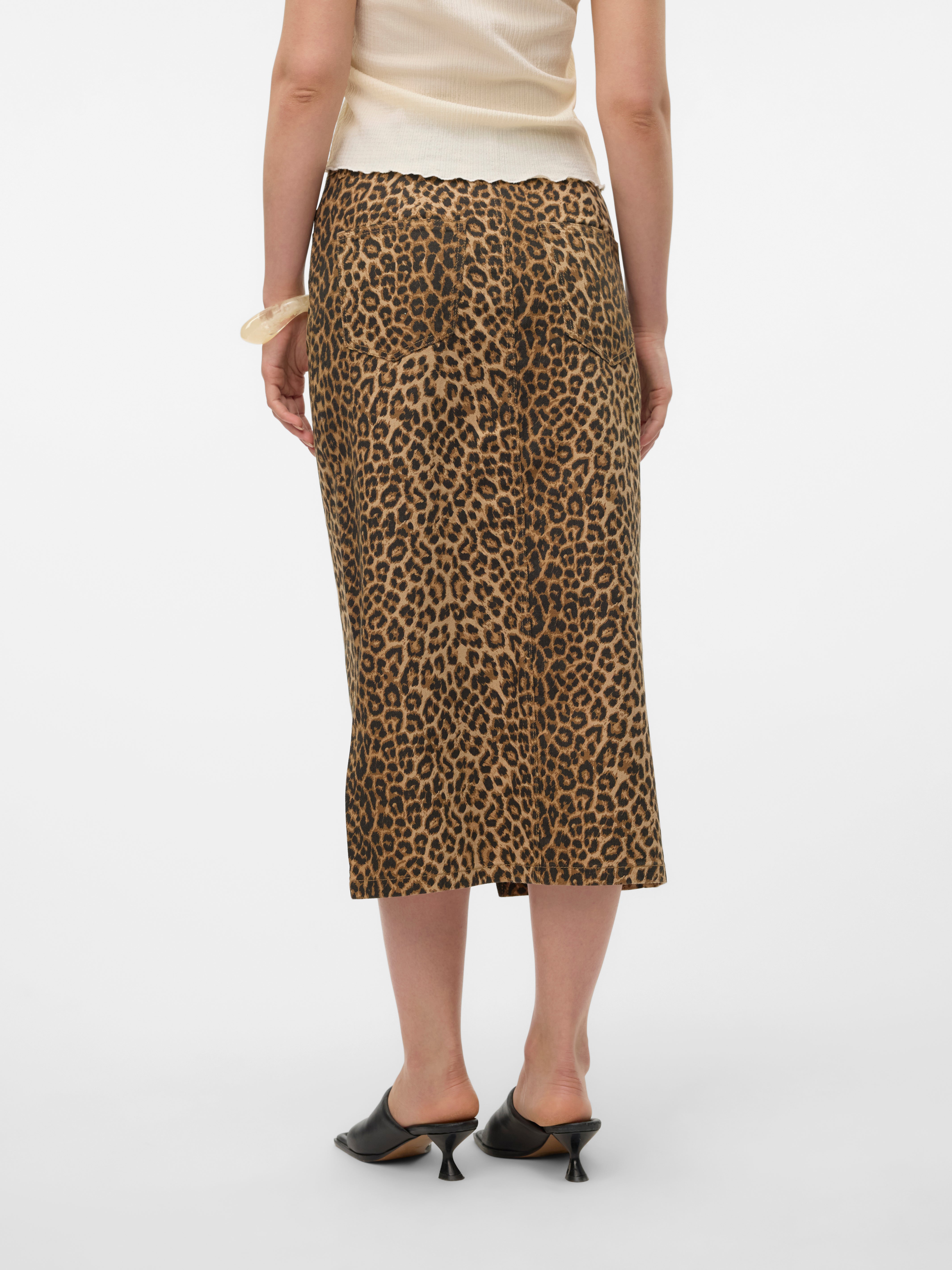 VMVERI Hohe Taille Langer Rock