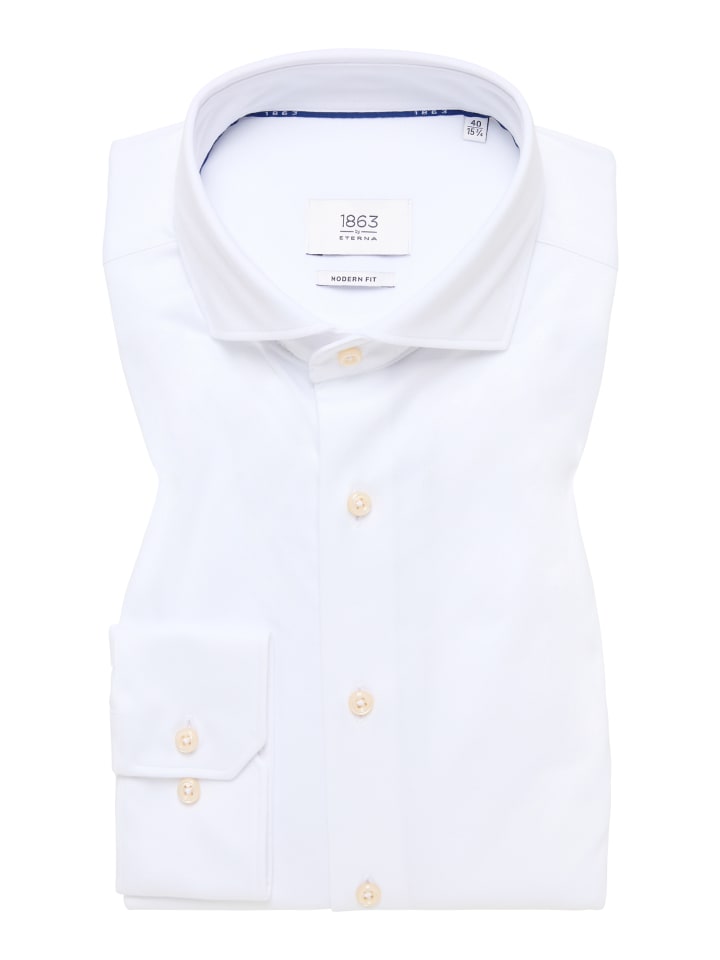 Eterna Hemd MODERN FIT in weiß günstig kaufen