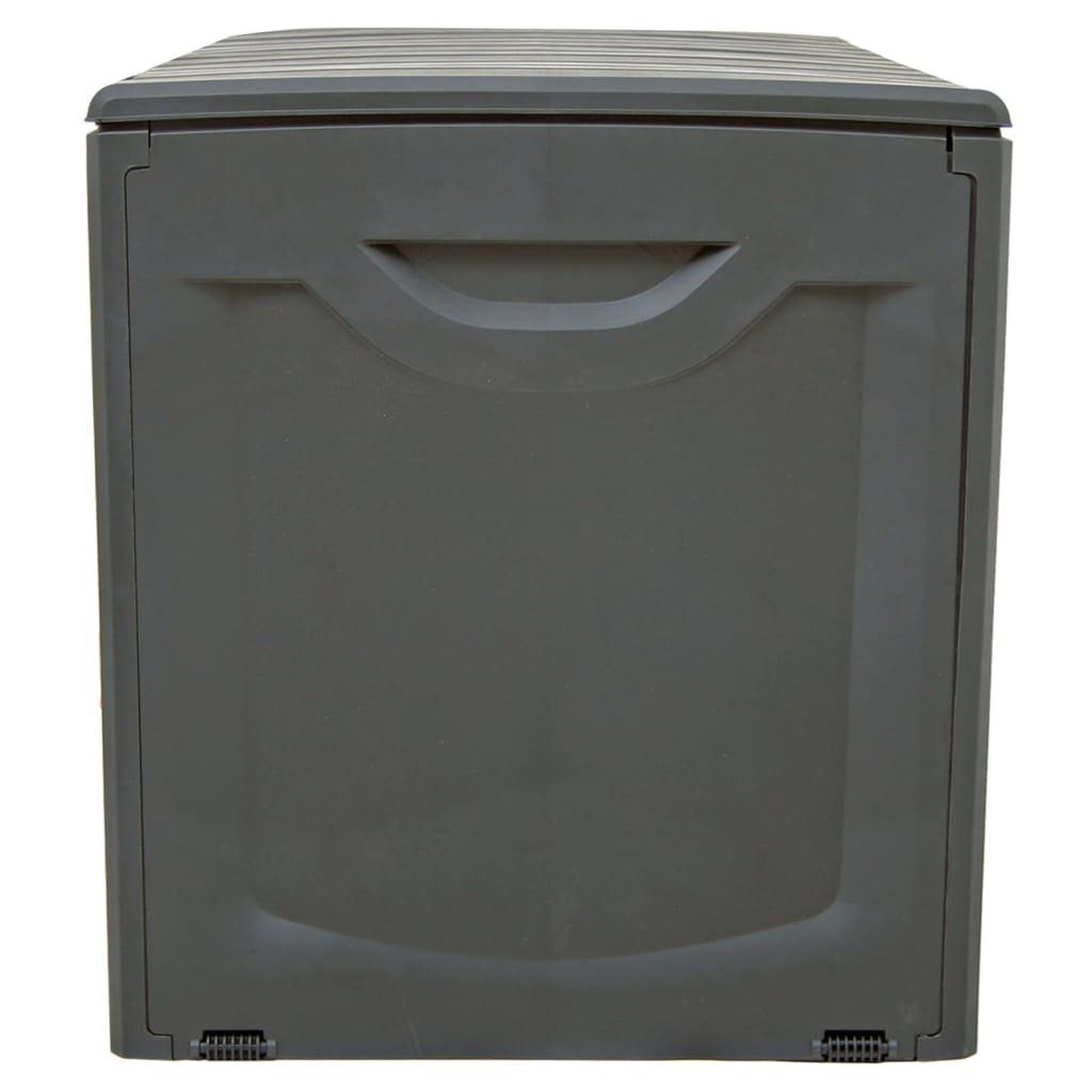 vidaXL Aufbewahrungsbox Truhe Schwarz 118x53x57 cm Polypropylen