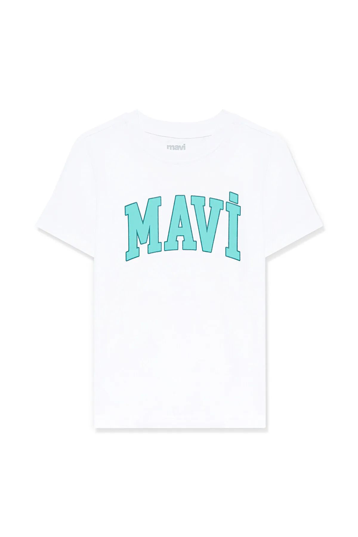 Mavi  Weißes T-Shirt mit Logo-Aufdruck Normale Passform / Normale Passform7610109-620