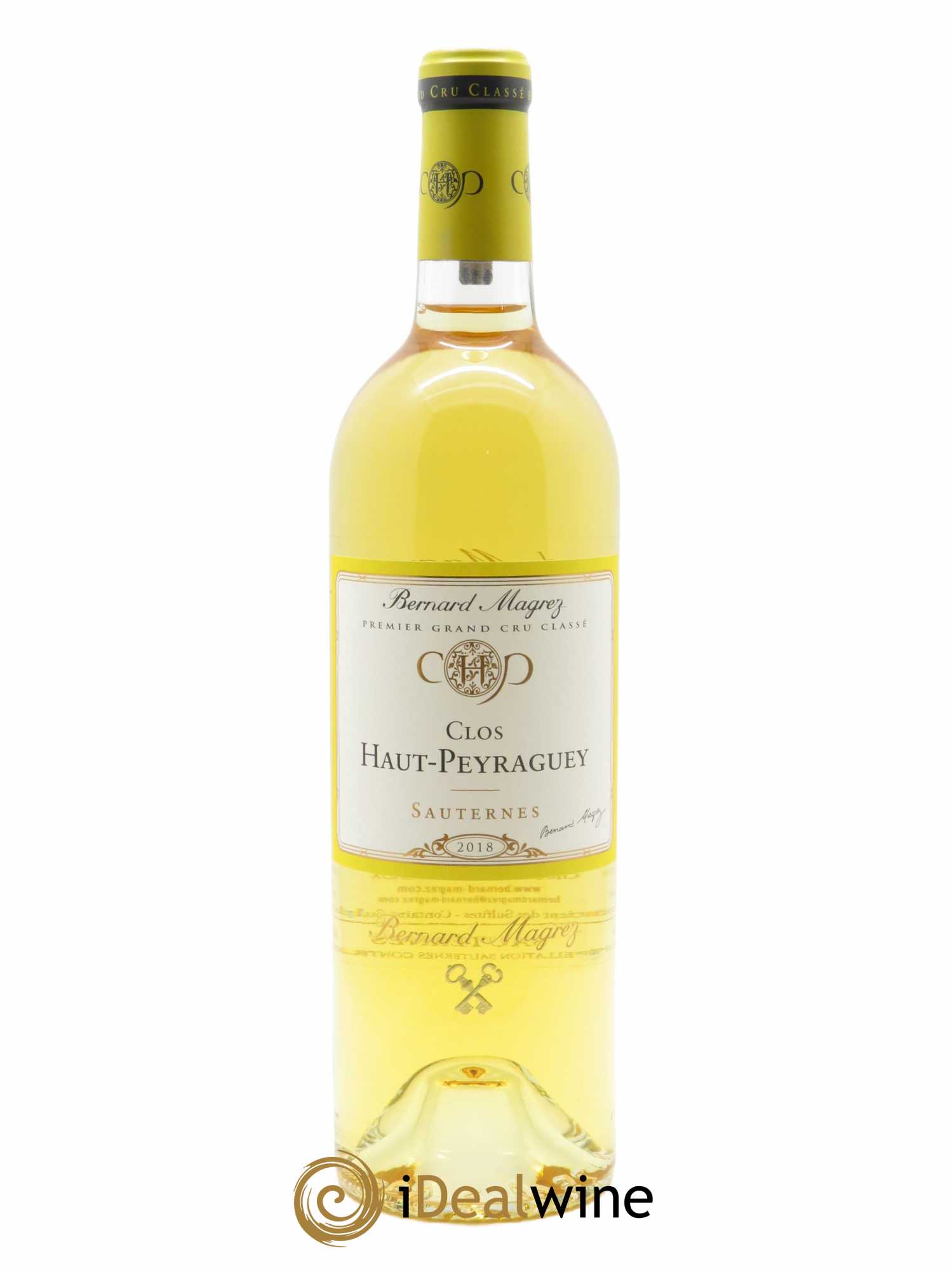 Clos Haut Peyraguey 1er Grand Cru Classé  2018 - Lot de 1 Bouteille