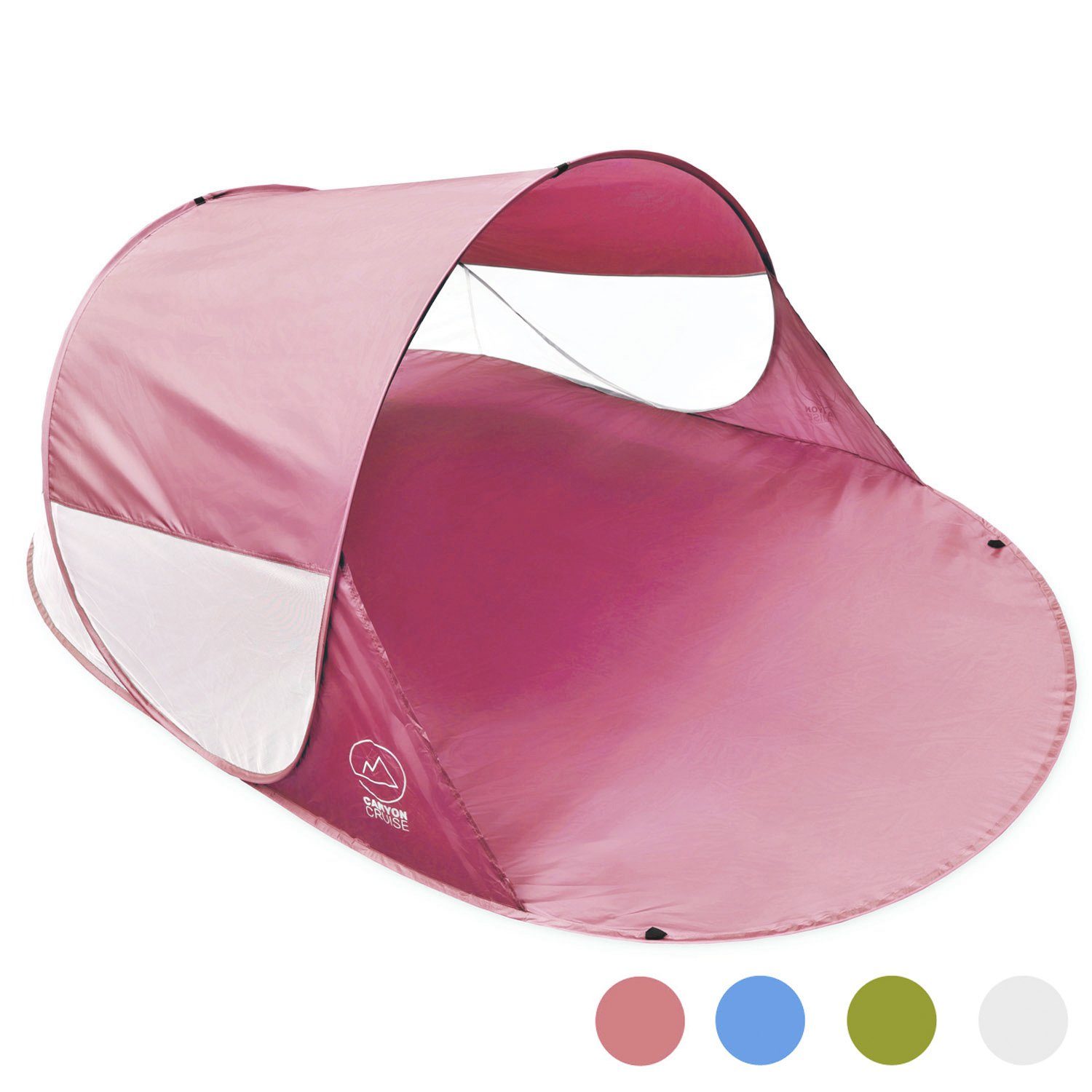 Canyon Cruise Strandmuschel Pop Up Strand-Zelt, Personen: 3 (Automatik Wurfzelt), Sonnen- & Windschutz