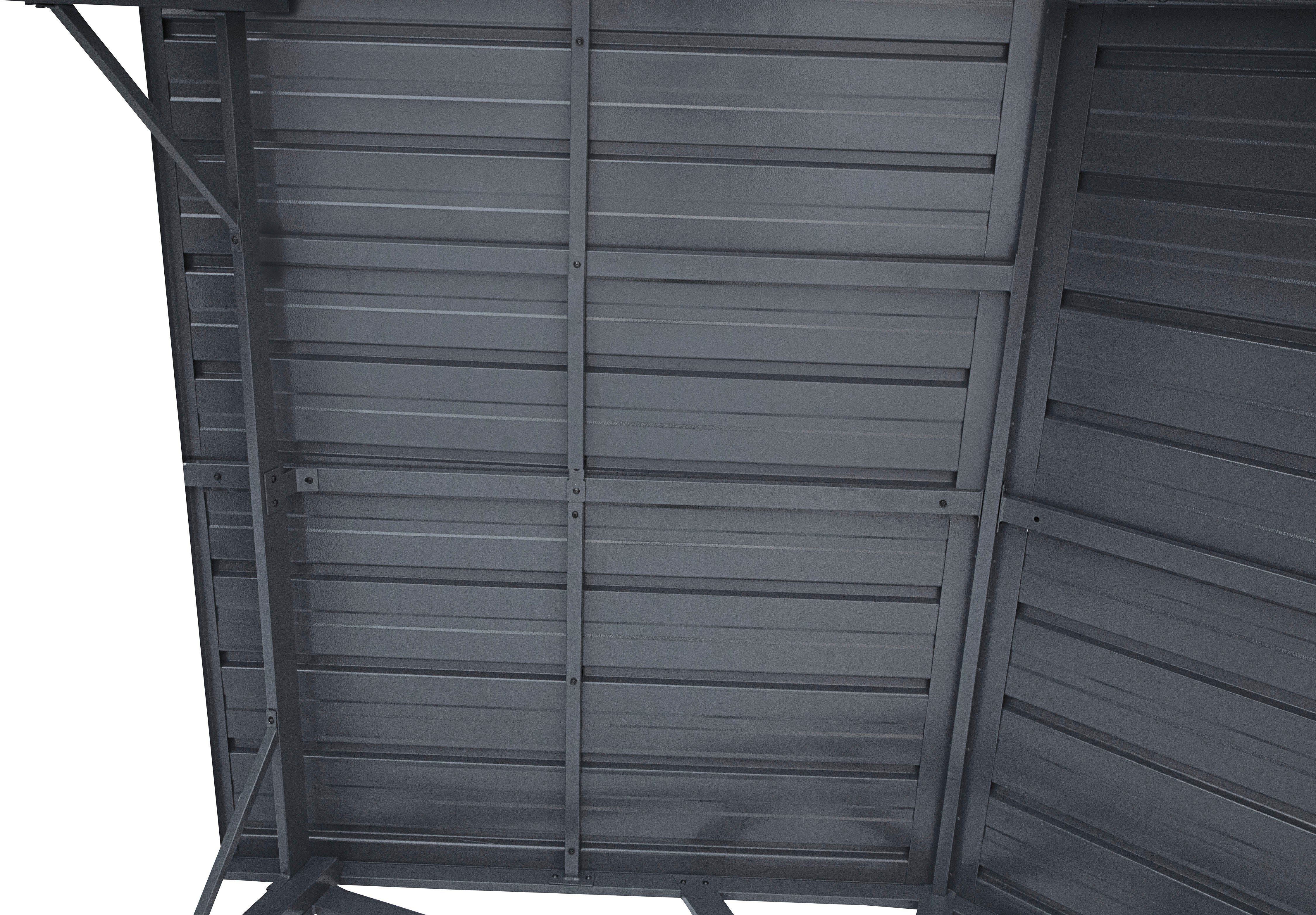 KONIFERA Grillpavillon Lissabon, BxT: 244x153 cm, mit verzinktem Stahldach und Stahlgestell