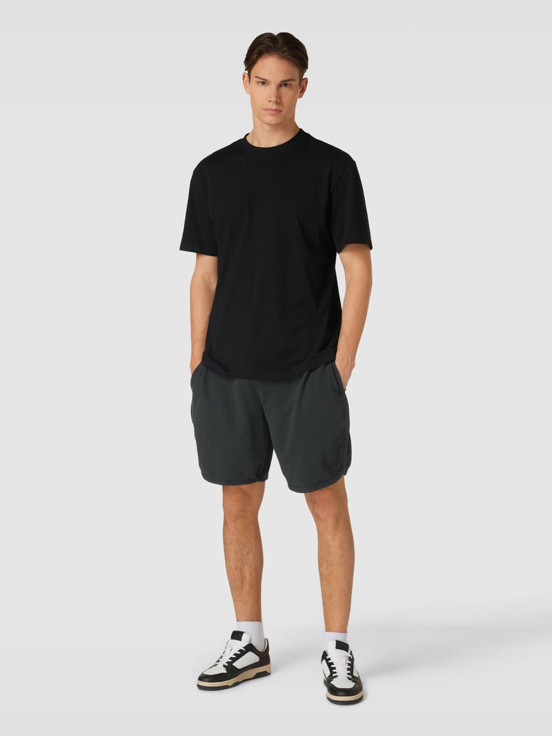 Shorts mit seitlichen Eingrifftaschen Modell 'Nash' in schwarz